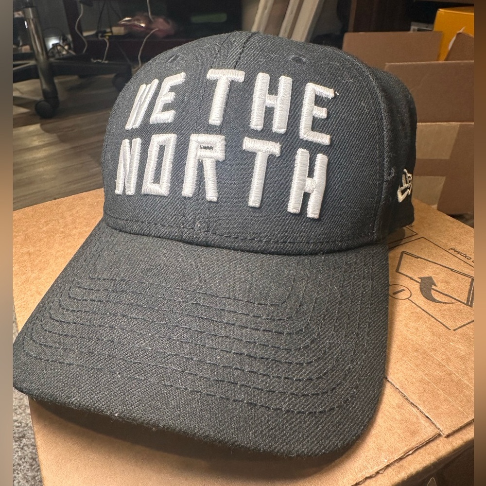 New Era Black and White 'We The North' Hat